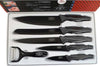 Set 5 Coltelli Da Cucina In Acciaio Effetto Carbonio Piu Pelapatate Casa e cucina/Utensili da cucina/Coltelli da cucina/Set di coltelli da cucina Trade Shop italia - Napoli, Commerciovirtuoso.it