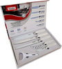 Set 5 Coltelli Da Cucina In Acciaio Manico Antiscivolo + Pelapatate White Casa, arredamento e bricolage > Cucina > Coltelli Trade Shop italia - Napoli, Commerciovirtuoso.it
