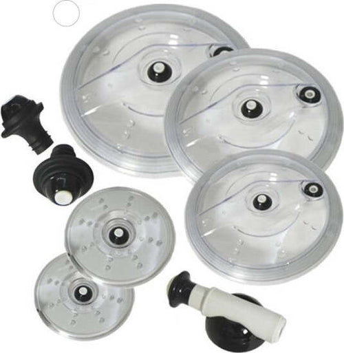 Set 5 Copri Pentola Per Sottovuoto Sotto Vuoto Coperchio Pentole O Contenitori Casa e cucina/Organizzazione interni/Contenitori e barattoli da cucina/Vasetti e barattoli per conserve/Coperchi Trade Shop italia - Napoli, Commerciovirtuoso.it