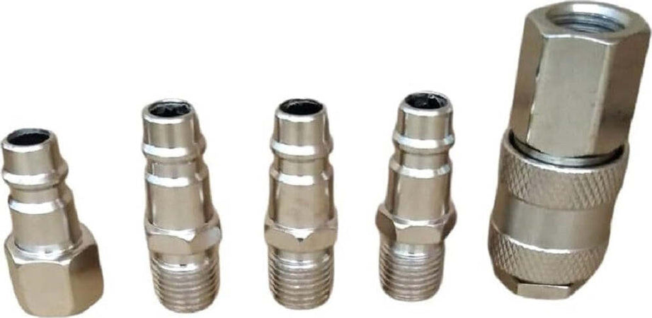 Set 5 Innesti Rapidi Per Tubo Aria Compressa Connettori Quick 1/4 Raccordi Compressore Sport e tempo libero/Attività ricreative all'aperto/Ciclismo/Componenti e parti/Camere d'aria Trade Shop italia - Napoli, Commerciovirtuoso.it