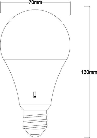 Set 5 lampadine a led smd dimmerabile a70 opale 15w e27 cct selezionabile 3/4/6k corel