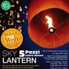 SET 5 LANTERNE SKY VOLANTI BIANCHE CINESI CIELO BIANCO FESTA NOTTURNO MATRIMONIO Casa e cucina/Hobby creativi/Materiali per hobby creativi/Forniture per feste/Lanterne cinesi Trade Shop italia - Napoli, Commerciovirtuoso.it