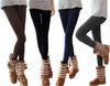 Set-5-Leggings-Donna-Effetto-Termico-Interno-Felpato-Elasticizzato-Collant