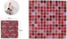 Set 5 Pannelli Muro 3d Adesivo Parete Piastrelle Mattonelle Rosa Pannello 64389 Casa e cucina/Decorazioni per interni/Accessori decorativi/Sticker decorativi/Adesivi e murali da parete/Adesivi da parete Trade Shop italia - Napoli, Commerciovirtuoso.it
