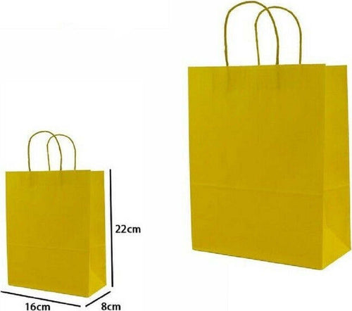 Set 5 Pezzi Buste Borsa Da Regalo Sacchetti Carta Colore Gialla 22x16x8cm 68469 Casa, arredamento e bricolage > Prodotti per Feste Trade Shop italia - Napoli, Commerciovirtuoso.it