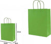 Set-5-Pezzi-Buste-Borsa-Da-Regalo-Sacchetti-Carta-Colore-Verde-22x16x8cm-68453