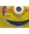 Set 5 Pezzi Disco Per Metallo Sbavatura D.230 X 3 Mm Foro 22,23mm Smerigliatrice