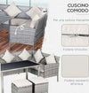 Set-5-Pezzi-Salotto-da-Esterno-con-2-Divani-1-Tavolino-2-Sgabelli,-Mobili-da-Giardino-in-Rattan-Grigio-860-093CW