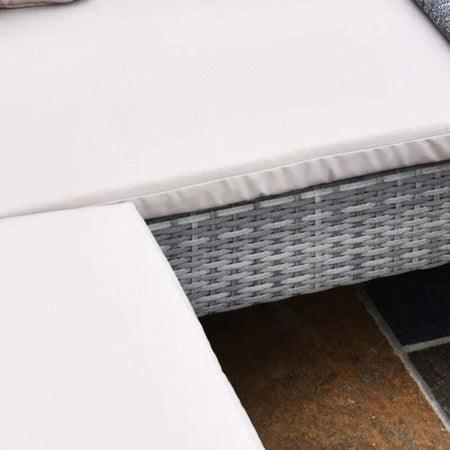 Set-5-Pezzi-Salotto-da-Esterno-con-2-Divani-1-Tavolino-2-Sgabelli,-Mobili-da-Giardino-in-Rattan-Grigio-860-093CW