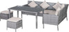 Set-5-Pezzi-Salotto-da-Esterno-con-2-Divani-1-Tavolino-2-Sgabelli,-Mobili-da-Giardino-in-Rattan-Grigio-860-093CW