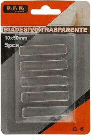 Set 5 Pezzi Strisce Gommini Biadesivo Trasparente Protezione Casa 10x50 Mm 66100 Casa, arredamento e bricolage > Bricolage e fai da te > Minuteria Trade Shop italia - Napoli, Commerciovirtuoso.it