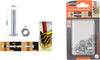 Set-5-Pezzi-Viti-Vite-A-Testa-A-Croce-Piatta-8x20-Mm-Con-Dado-Esagonale-M8-90947