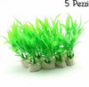Set 5 Pianta 12 Cm Piantina Artificiale Per Acquario Piante Finte Plastica Verde Prodotti per animali > Prodotti per Acquari > Decorazioni Acquario Trade Shop italia - Napoli, Commerciovirtuoso.it