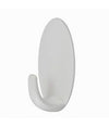 Set 5 Pz Ganci Appendini Adesivi Ovali A Parete Cucina Bagno Attaccapanni 59678