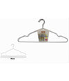 Set 5 Pz Grucce Stampelle Appendi Abiti Antiscivolo Vestiti 40 Cm Bianco 10458