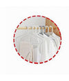 Set 5 Pz Grucce Stampelle Appendiabiti In Plastica Rosa Vestiti Pantaloni 87687