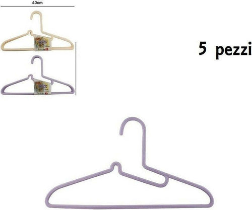 Set 5 Pz Grucce Stampelle Appendiabito Plastica Vestiti Pantaloni Giacche Casa e cucina/Organizzazione interni/Organizzazione guardaroba/Grucce e appendini/Grucce Trade Shop italia - Napoli, Commerciovirtuoso.it