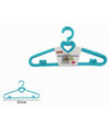 Set 5 Pz Grucce Stampelle Con Cuori Appendiabiti Plastica Celeste Vestiti 87678