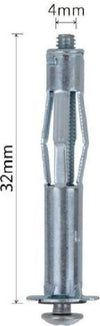 Set 5 Pz Tasselli Metallici Espandibili Viti A Espansione Stile I 4 X 32mm 92848 Fai da te/Ferramenta/Chiodi viti ed elementi di fissaggio/Kit di bulloni e dadi Trade Shop italia - Napoli, Commerciovirtuoso.it