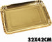 SET 5 PZ. VASSOI PORTA SOTTO TORTA 32x42CM ORO RETTANGOLARE PIATTO DOLCI CARTONE Casa e cucina/Teglie da forno e accessori per pasticceria/Accessori e utensili per pasticceria/Porta torta Trade Shop italia - Napoli, Commerciovirtuoso.it