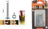 Set 5 Pz Vite Viti Per Esterno A Testa Esagonali 6x50 Mm Con Dadi Dado M6 90918 Fai da te/Ferramenta/Chiodi viti ed elementi di fissaggio/Viti/Viti a spalla Trade Shop italia - Napoli, Commerciovirtuoso.it
