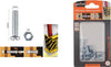 Set-5-Pz-Viti-Vite-Testa-A-Croce-Tonda-8x12-Mm-Con-Dadi-Dado-Esagonale-M8-90981