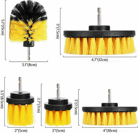 Set 5 Spazzole Spazzola Rotante Per Trapano Pulizia Ceramica Fughe Griglie Casa, arredamento e bricolage > Bricolage e fai da te > Elettroutensili > Punte per Trapano Trade Shop italia - Napoli, Commerciovirtuoso.it