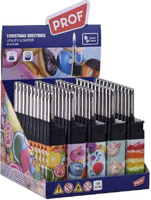 Set 50pz Accendino A Fiamma Canna Corta Prof Cobia Ff Cakes Candle Light 41411658 Casa, arredamento e bricolage > Hobby e collezionismo > Articoli per Fumatori > Accendini Trade Shop italia - Napoli, Commerciovirtuoso.it