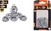 Set 53 Pz Dado Esagonale Flangiato Dadi Di Serraggio M4 Bulloni Vite 4mm 94921 Fai da te/Ferramenta/Chiodi viti ed elementi di fissaggio/Kit di bulloni e dadi Trade Shop italia - Napoli, Commerciovirtuoso.it