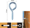 Set 54pz Viti Vite A Occhiello Gancio Chiuso 9x17 Mm Filettatura Per Legno 90724 Fai da te/Ferramenta/Chiodi viti ed elementi di fissaggio/Kit di bulloni e dadi Trade Shop italia - Napoli, Commerciovirtuoso.it