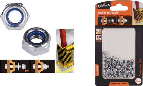 Set 55 Pz Dado Esagonale Dadi Di Serraggio M4 4mm Antiscivolo Bulloni Viti 93338 Fai da te/Ferramenta/Chiodi viti ed elementi di fissaggio/Kit di bulloni e dadi Trade Shop italia - Napoli, Commerciovirtuoso.it