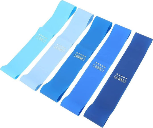 Set 5pz Fasce Elastiche Resistenza Fitness In Lattice Vari Esercizi Yoga Palestra Sport e Tempo Libero > Attrezzi e Abbigliamento Sportivo > Attrezzi per Esercizi Trade Shop italia - Napoli, Commerciovirtuoso.it