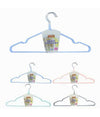 Set 5pz Grucce Stampelle Appendiabiti Antiscivolo Vestiti 40cm Vari Colori 10457