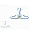 Set 5pz Grucce Stampelle Appendiabito In Metallo Celeste Vestiti Pantaloni 87694