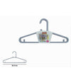 Set 5pz Grucce Stampelle Appendiabito In Plastica Grigia Pantaloni Giacche 87689