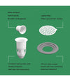 Set 5pz Nucleo Scarico A Pavimento Antiodore Silicone Per Bagno Cucina Lavatrice