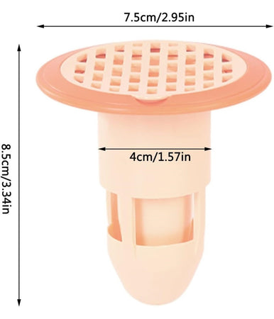 Set 5pz Nucleo Scarico A Pavimento Antiodore Silicone Per Bagno Cucina Lavatrice