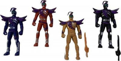 Set-5pz-Power-Personaggi-Guerrieri-Eroi-Spaziali-Spazio-Rangers-Gioco-Per-Bambini