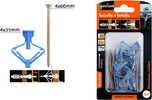 Set 5pz Tasselli Ad Espansione Tassello A Farfalla 4x35mm Viti Vite 4x60mm 57176 Fai da te/Ferramenta/Chiodi viti ed elementi di fissaggio/Kit di bulloni e dadi Trade Shop italia - Napoli, Commerciovirtuoso.it