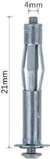 Set 5pz Tasselli Metallici Espandibili Viti A Espansione Stile I 4 X 21 Mm 92847 Fai da te/Ferramenta/Chiodi viti ed elementi di fissaggio/Tasselli/Tasselli a espansione Trade Shop italia - Napoli, Commerciovirtuoso.it