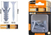 Set-5pz-Viti-Vite-Croce-6x40mm-+-Tasselli-Con-Alette-Tassello-M10-Fischer-57572
