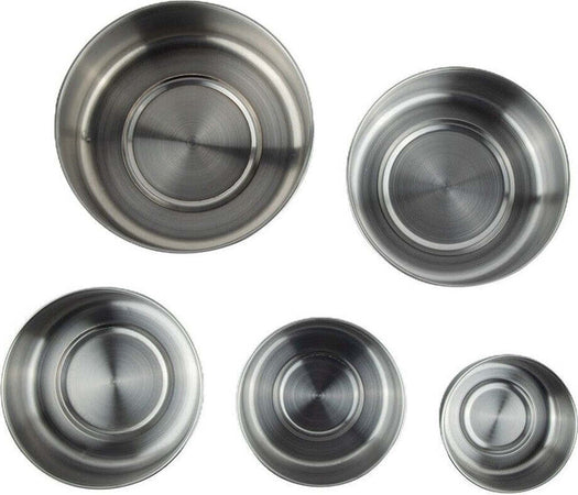 Set 5x Contenitore Acciaio Inox Con Coperchi Cucina Casa Cibo Conservazione Casa e cucina/Organizzazione interni/Contenitori e barattoli da cucina/Conservazione cibi/Contenitori per alimenti/Set di contenitori per alimenti Trade Shop italia - Napoli, Commerciovirtuoso.it