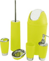 Set-6-Accessori-Bagno-Pattumiera-Porta-Scopino-Spazzolino-Sapone-Bicchiere-Dfh