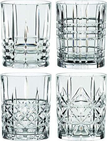 Set 6 Bicchieri da Whisky e cocktail in vetro intagliato 330 ml Casa e cucina/Stoviglie/Bicchieri e cristalli/Tumbler La Zappa - Altamura, Commerciovirtuoso.it