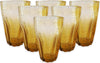 Set 6 Bicchieri in Vetro Da Bibita Con Trama Interna a Goccia Accornero Home Altezza 14 Cm Casa e cucina/Stoviglie/Bicchieri e cristalli/Bicchieri da Long Drink Ideart - Valdilana, Commerciovirtuoso.it