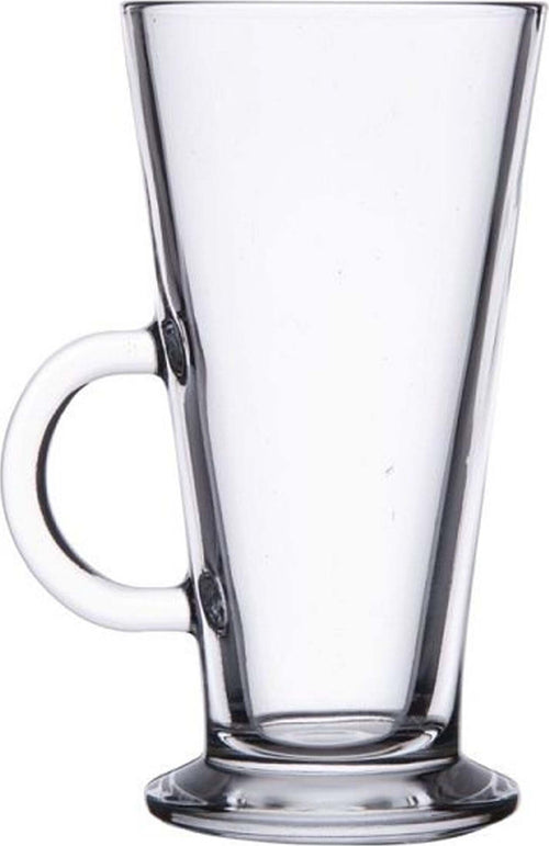 Set 6 Bicchieri Irish Coffee Tazza Da Cappuccino Latte The' In Vetro Manico Bar Cucina > Tazze e Bicchieri Trade Shop italia - Napoli, Commerciovirtuoso.it