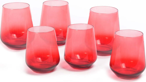 Set 6 bicchieri rossi perfetti per adornare la tua tavola natalizia 42,5 cl Casa e cucina/Decorazioni per interni/Addobbi e decorazioni per ricorrenze/Decorazioni natalizie/Oggettistica MagiediNatale.it - Altamura, Commerciovirtuoso.it