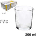 Set-6-Bicchieri-Trasparenti-260ml-In-Vetro-Da-Tavola-Acqua-Bevanda-Calda-The