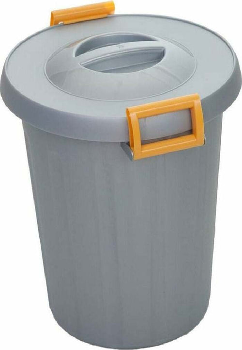 Set 6 Bidoni tondi per immondizia con coperchio e manici raccolta differenziata 25 lt Casa e cucina/Organizzazione interni/Rifiuti e riciclaggio/Secchi della spazzatura da esterni La Zappa - Altamura, Commerciovirtuoso.it