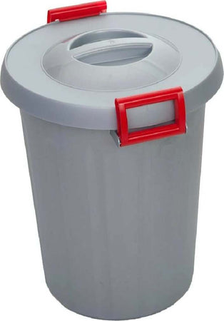 Set 6 Bidoni tondi per immondizia con coperchio e manici raccolta differenziata 25 lt Casa e cucina/Organizzazione interni/Rifiuti e riciclaggio/Secchi della spazzatura da esterni La Zappa - Altamura, Commerciovirtuoso.it